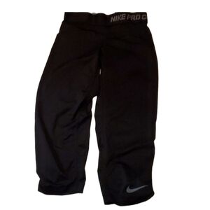 Nike Leggings Pro Combat Dri Fit Capri Size XS Compression Leggings Black